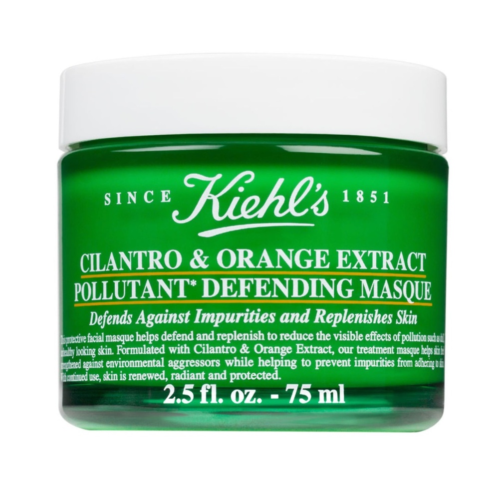 Kiehl's Cilantro & Orange Extract Pollutant Defending Masque 2.5 fl oz 75 ml NEW